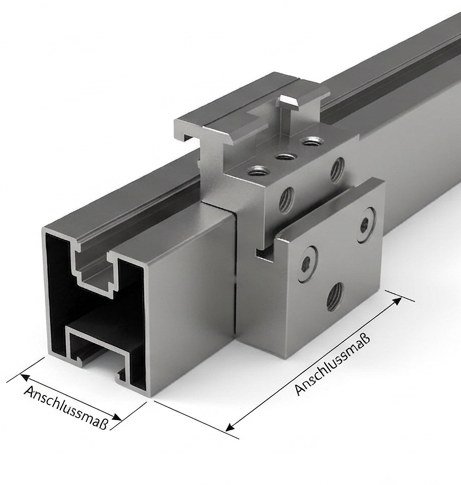 ALUVIO U-Schiene mit Montageadapter